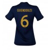 Frankrike Matteo Guendouzi #6 Hemmatröja Dam VM 2022 Korta ärmar